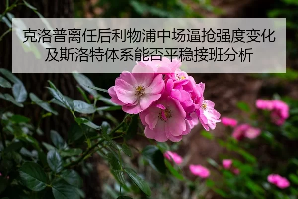 克洛普离任后利物浦中场逼抢强度变化及斯洛特体系能否平稳接班分析
